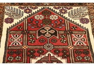 Tappeto Hamadan Stilizzato Rosso Mattone Avorio 77x126 Cm