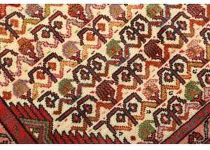 Tappeto Hamadan Stilizzato Rosso Avorio 75x130 Cm