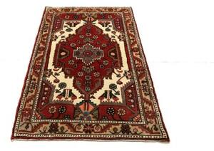 Tappeto Hamadan Stilizzato Rosso Avorio 82x142 Cm