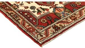 Tappeto Hamadan Stilizzato Rosso Avorio 82x142 Cm