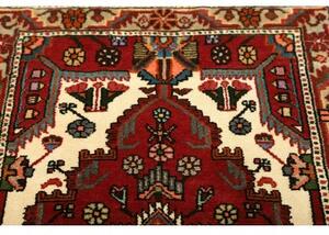 Tappeto Hamadan Stilizzato Rosso Avorio 82x142 Cm