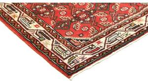 Tappeto Hamadan Stilizzato Rosso Blu Scuro 86x135 Cm