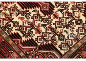 Tappeto Hamadan Stilizzato Rosso Mattone Avorio 77x125 Cm