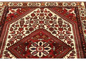 Tappeto Hamadan Stilizzato Avorio Rosso 108x150 Cm