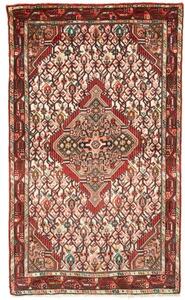 Tappeto Hamadan Stilizzato Rosso Avorio 83x142 Cm