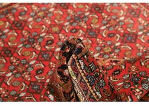 Tappeto Hamadan Stilizzato Rosso Blu Scuro 103x136 Cm