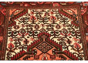 Tappeto Hamadan Stilizzato Rosso Avorio 71x122 Cm