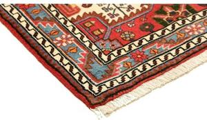 Tappeto Hamadan Stilizzato Rosso Corallo Avorio 86x125 Cm