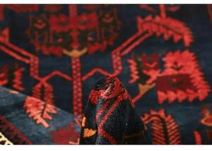 Tappeto Hamadan Stilizzato Blu Scuro Rosso 108x150 Cm