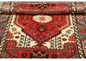 Tappeto Hamadan Stilizzato Rosso Corallo Avorio 86x125 Cm