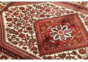 Tappeto Hamadan Stilizzato Avorio Rosso 108x150 Cm