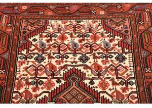 Tappeto Hamadan Stilizzato Rosso Ruggine Avorio 72x132 Cm