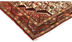 Tappeto Hamadan Stilizzato Rosso Mattone Avorio 77x125 Cm