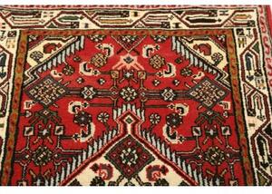 Tappeto Hamadan Stilizzato Rosso Avorio 78x134 Cm