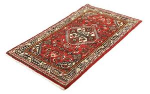 Tappeto Hamadan Stilizzato Rosso Avorio 78x134 Cm