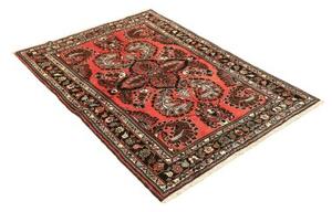 Tappeto Hamadan Stilizzato Rosso Nero 104x155 Cm