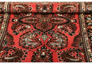 Tappeto Hamadan Stilizzato Rosso Nero 104x155 Cm