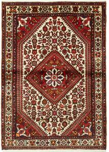 Tappeto Hamadan Stilizzato Avorio Rosso 108x150 Cm