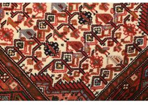 Tappeto Hamadan Stilizzato Rosso Ruggine Avorio 72x132 Cm