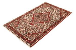 Tappeto Hamadan Stilizzato Rosso Avorio 83x142 Cm