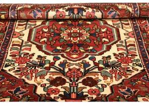 Tappeto Hamadan Stilizzato Rosso Avorio 106x147 Cm