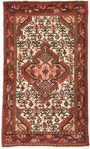 Tappeto Hamadan Stilizzato Rosso Avorio 71x122 Cm