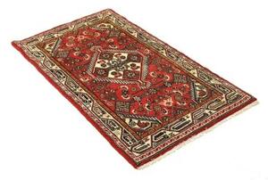 Tappeto Hamadan Stilizzato Rosso Avorio 78x134 Cm