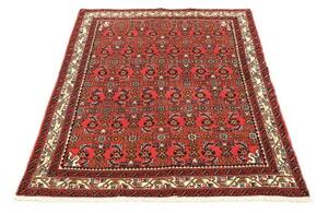 Tappeto Hamadan Stilizzato Rosso Blu Scuro 101x150 Cm