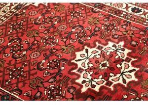 Tappeto Hamadan Stilizzato Rosso Avorio 104x155 Cm