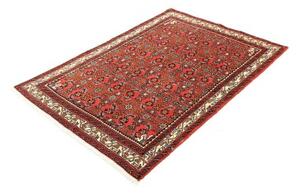 Tappeto Hamadan Stilizzato Rosso Blu Scuro 101x150 Cm