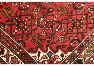 Tappeto Hamadan Stilizzato Rosso Avorio 104x155 Cm