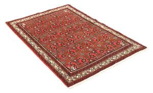 Tappeto Hamadan Stilizzato Rosso Blu Scuro 101x150 Cm