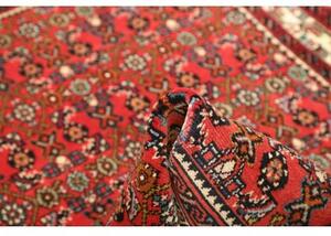 Tappeto Hamadan Stilizzato Rosso Blu Scuro 101x150 Cm