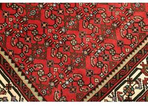 Tappeto Hamadan Stilizzato Rosso Avorio 112x141 Cm