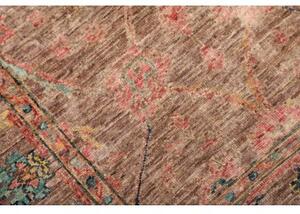 Tappeto Zigler Fine Stilizzato Marrone Rosa 82x188 Cm