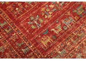 Tappeto Istintia Figurativo Rosso Mattone Giallo Ocra 173x236 Cm