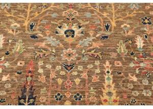 Tappeto Floralia Floreale Marrone Blu Corsia 79x295 Cm