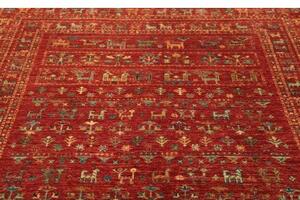 Tappeto Istintia Figurativo Rosso Mattone Giallo Ocra 173x236 Cm