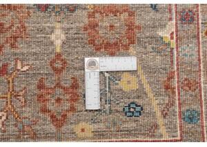 Tappeto Zigler Fine Stilizzato Marrone Ruggine Corsia 80x257 Cm