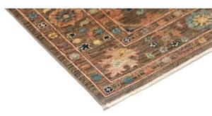 Tappeto Zigler Fine Stilizzato Marrone Ruggine Corsia 80x257 Cm