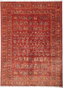 Tappeto Istintia Figurativo Rosso Mattone Giallo Ocra 173x236 Cm