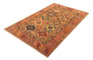 Tappeto Floralia Geometrico Ruggine Blu 122x190 Cm