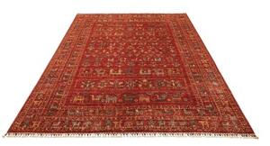 Tappeto Istintia Figurativo Rosso Mattone Giallo Ocra 173x236 Cm