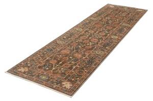 Tappeto Zigler Fine Stilizzato Marrone Ruggine Corsia 80x257 Cm