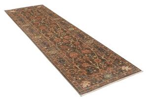 Tappeto Zigler Fine Stilizzato Marrone Ruggine Corsia 80x257 Cm
