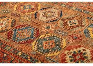 Tappeto Floralia Geometrico Ruggine Blu 122x190 Cm