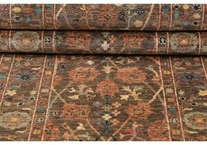 Tappeto Zigler Fine Stilizzato Marrone Ruggine Corsia 80x257 Cm