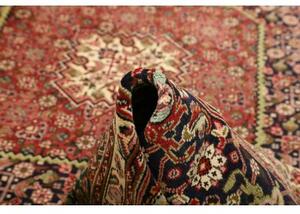 Tappeto Tabriz Stilizzato Blu Scuro Rosso 200x303 Cm