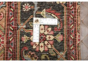Tappeto Tabriz Stilizzato Blu Scuro Rosso 200x303 Cm