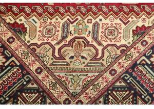 Tappeto Tabriz Stilizzato Rosso Avorio 248x337 Cm